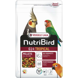 NutriBird G14 Tropical - Granulés extrudés aliment pour grandes perruches 3 kg