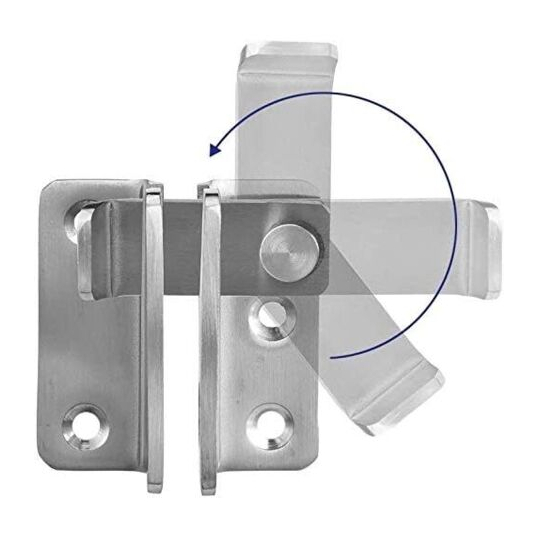 Loquet de porte en acier inoxydable 45x40mm