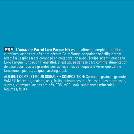 Amazone Parrot Loro Parque Mix 1 kg 
