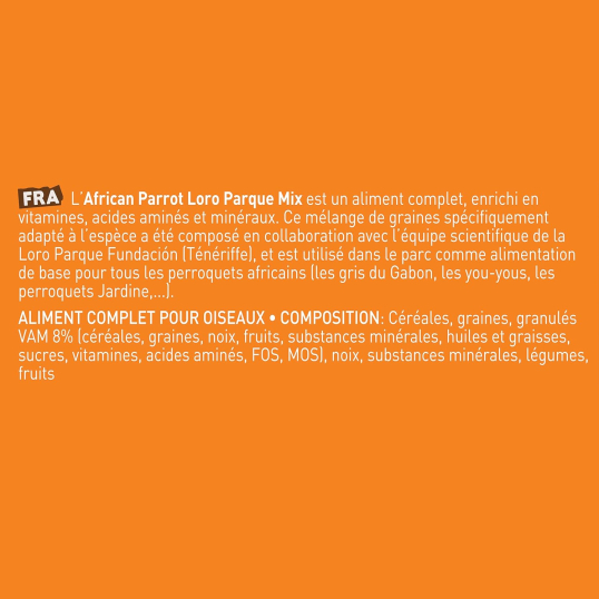 African Parrot Loro Parque Mix 2,5 kg (3969)