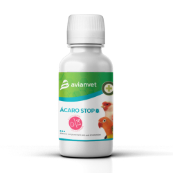 Avianvet Acaro Stop - Anti Acariens et poux - Acariose respiratoire des oiseaux et poux 100ml