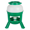 Mangeoire anti gaspillage sur pieds haute contenance