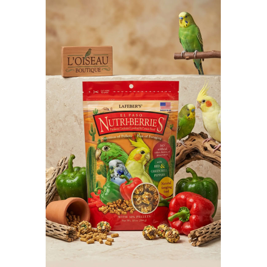 Lafeber Nutri-Berries El Paso 284g - Repas complet perruches