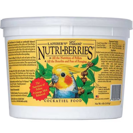 Lafeber - Nutri-Berries Classic 1,8 kg - Repas Complet pour Perruches