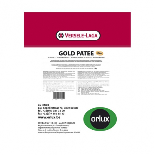 Orlux Gold pâtée jaune Profi canaris